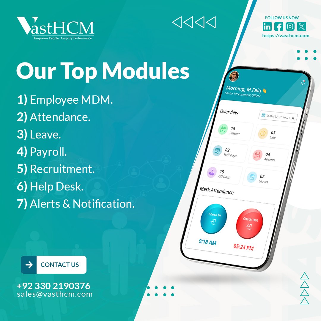 Employee Management Module Employee Management Software - VastHCM